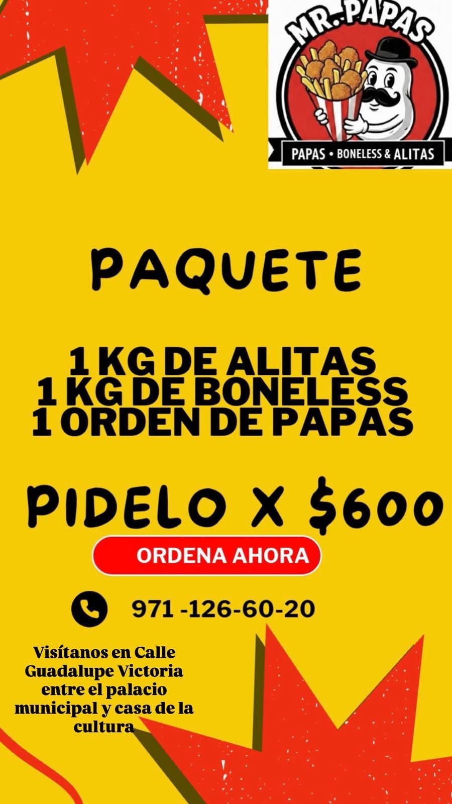Paquete Familiar 600 pesos